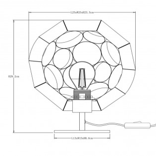 Table lamp Hannelore