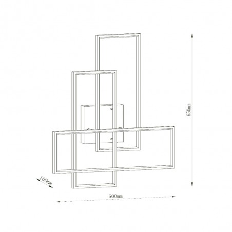 Flush light LED Lokero CCT Dim (60W)
