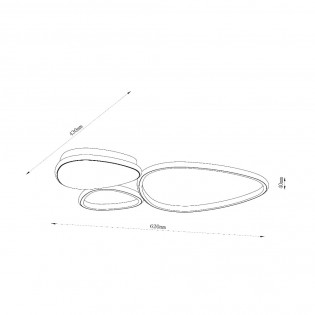 Flush light LED Samling CCT Dim (30W)