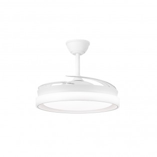 LED fan with retractable blades Nestera Eco White CCT Dim (45W)