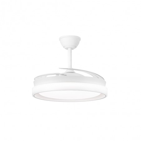 LED fan with retractable blades Nestera Eco White CCT Dim (45W)