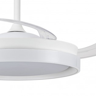 LED fan with retractable blades Nestera Eco White CCT Dim (45W)