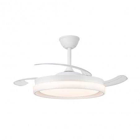 LED fan with retractable blades Nestera Eco White CCT Dim (45W)