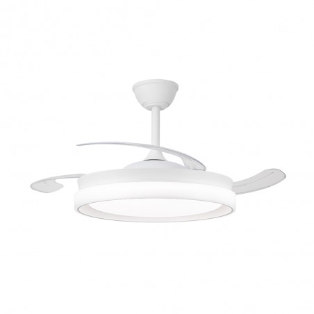 LED fan with retractable blades Nestera Eco White CCT Dim (45W)