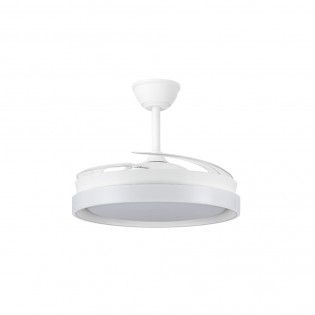 LED fan with retractable blades Nestera Eco White CCT Dim (45W)