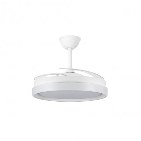 LED fan with retractable blades Nestera Eco White CCT Dim (45W)