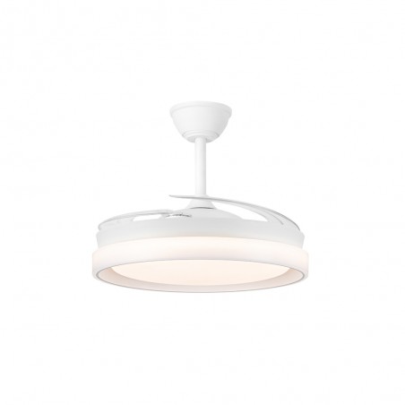 LED fan with retractable blades Nestera Eco White CCT Dim (45W)