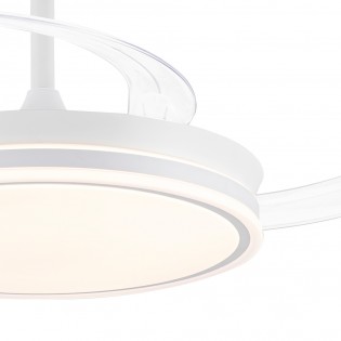 LED fan with retractable blades Miso Evo White CCT Dim (72W)