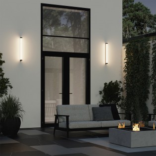 Aplique de pared de exterior LED Rounge (16W)