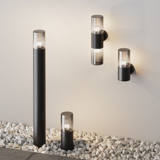 Aplique de pared de exterior Amas (2 luces)