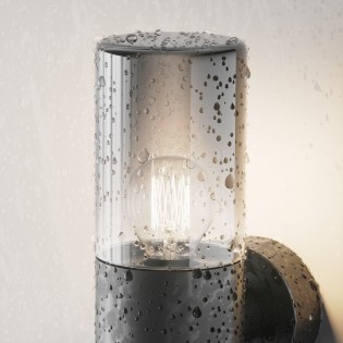 Aplique de pared de exterior Amas (2 luces)
