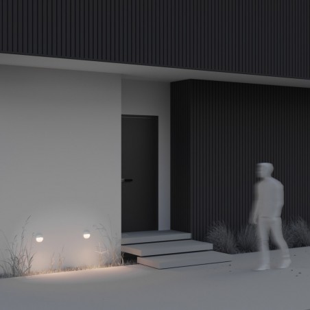 Outdoor LED Wall Lamp Mane Round (3W)