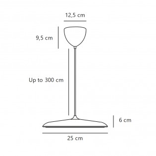 Lámpara colgante LED Artist 25 (14W)