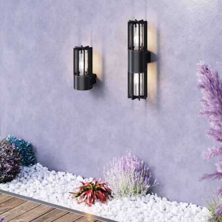 Aplique de pared de exterior Barrel