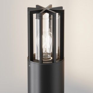 Outdoor Bollard Lamp Barrel