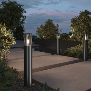 Outdoor Bollard Lamp Barrel