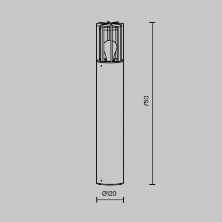 Baliza de exterior Barrel
