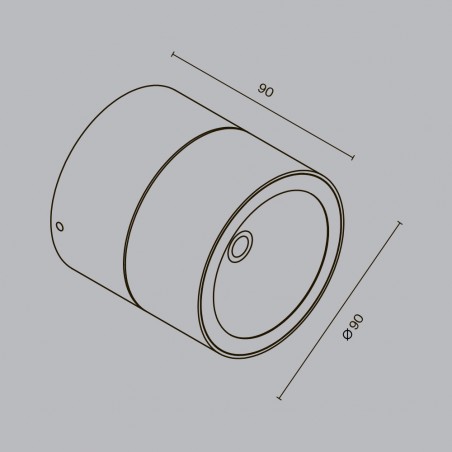 Foco de techo de exterior LED Spin (5W)