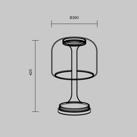 Lámpara de mesa LED Spirito (18W)