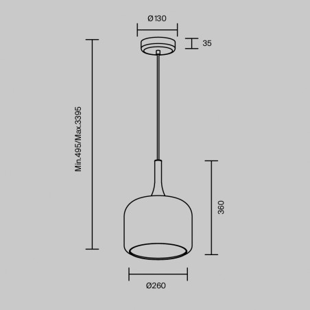 LED Pendant Lamp Spirito (12W)