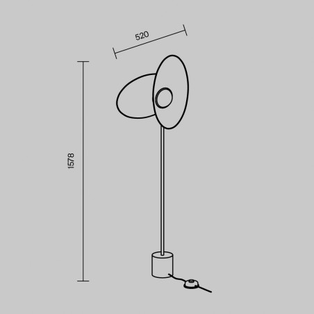 Lámpara de pie LED Evolution (12W)