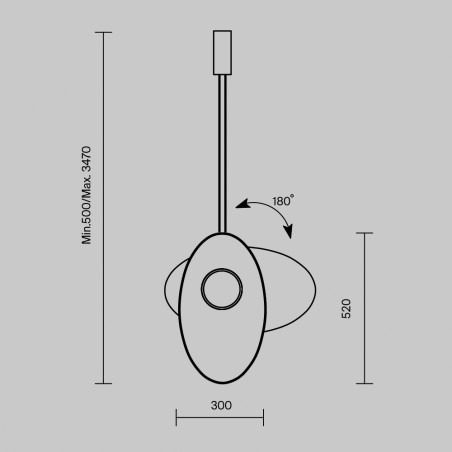 LED Pendant Lamp Evolution (9W)