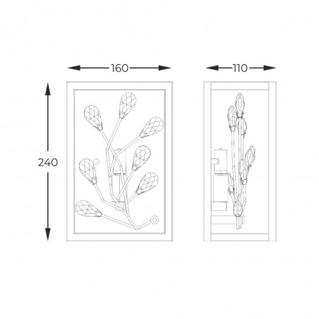 Aplique de pared Spring