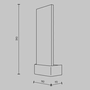 LED Wall Lamp Ornate (2W)