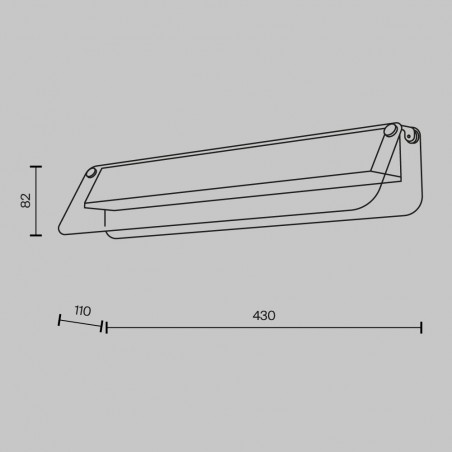 LED Wall Lamp Flat (10W)