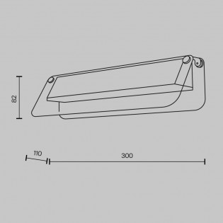 Aplique de pared LED Flat (6W)