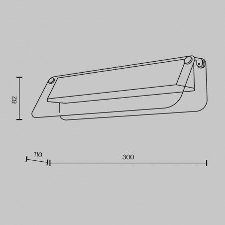 Aplique de pared LED Flat (6W)