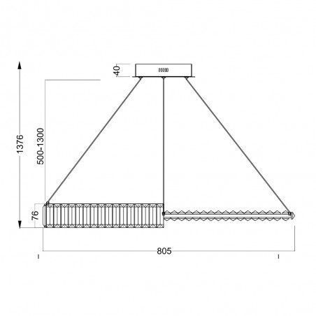 LED Pendant Lamp Krone (45W)