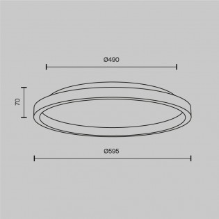 Plafón de techo LED Orign (40W)