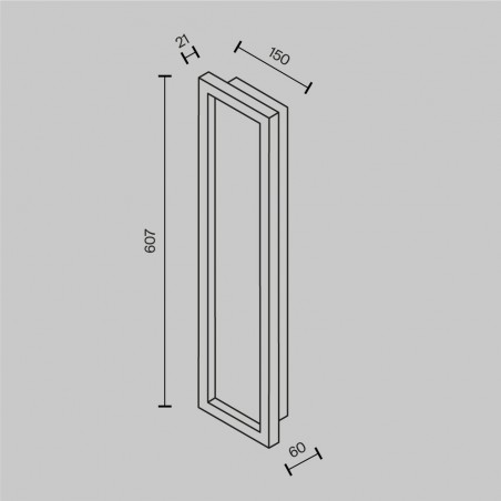 Aplique de pared LED Orign (55W)