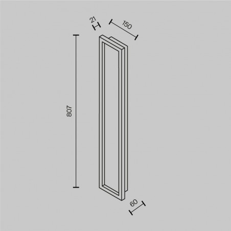 Aplique de pared LED Orign (70W)