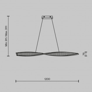 LED Pendant Lamp Krone (36W)