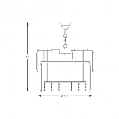 Pendant lamp Camille