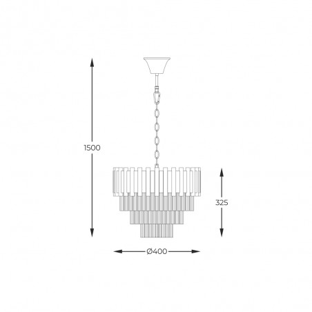 Pendant lamp Prima (4 Lights)