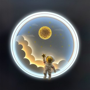 Children's ceiling flush light LED Focus Austronaut (42W)