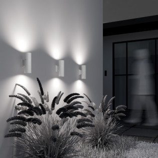 Aplique de pared de exterior Bowery (2 luces)