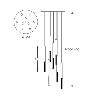 Ceiling lamp LED One (5W)