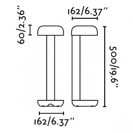 LED Bollard Light Outdoor GROW (9W)