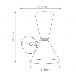 Wall lamp Phix