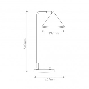 Table lamp at night Remyck