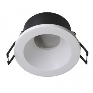 White round recessed light...