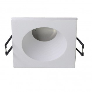 White square recessed light...