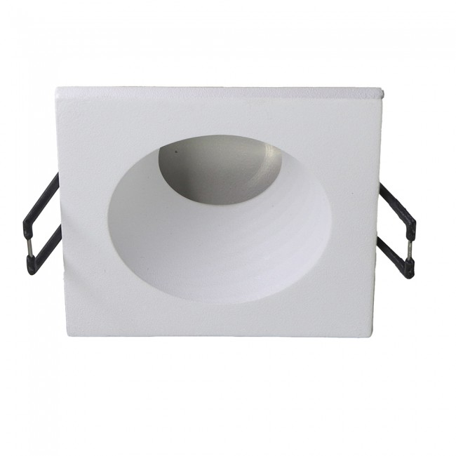 Empotrable Cuadrado Blanco 70mm 1xGU10 PAR11