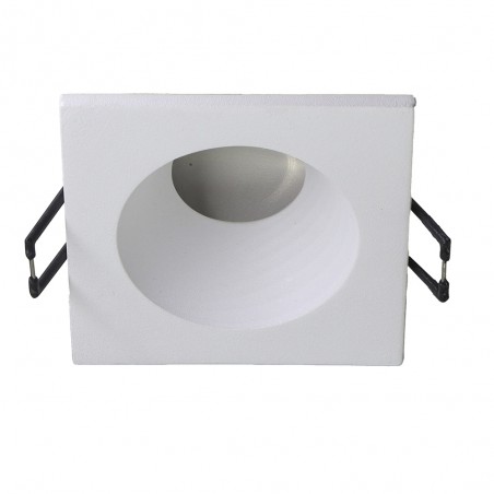 Empotrable Cuadrado Blanco 70mm 1xGU10 PAR11