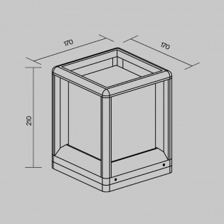 Sobremuro de exterior Trim II