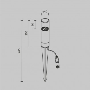 Outdoor Bollard Lamp Glide II